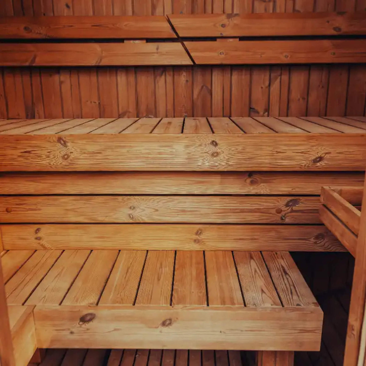 Premium 3-Person Outdoor Scandinavian ThermoWood® Cube Sauna Kit