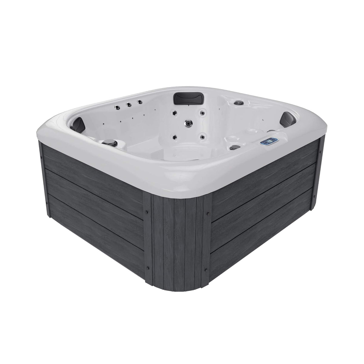 Premium 4-Person Outdoor Hot Tub W/ 23 Stainless Steel Jets