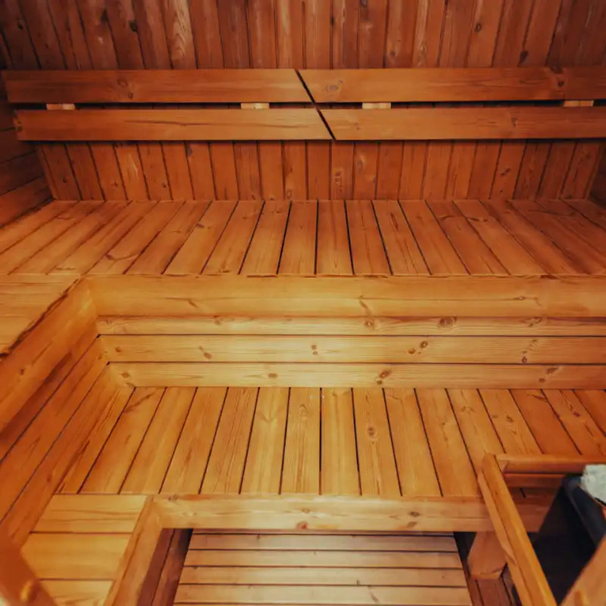 4-Person ThermoWood Cube Sauna