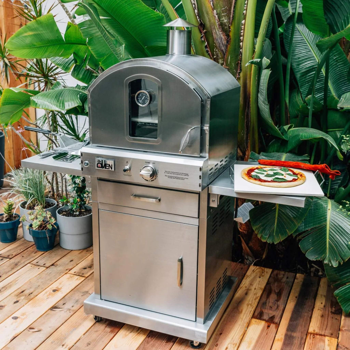 Summerset 60-Inch Outdoor Freestanding Gas Pizza Oven